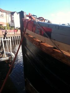 Planking repairs Scottish Zulu MFV herring drifter For sale