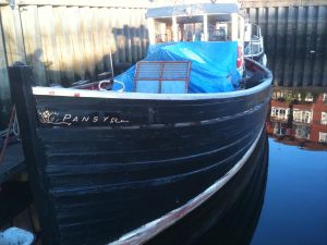 Scottish MFV for sale wooden hull painted