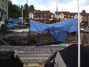 converting a trawler to houseboat